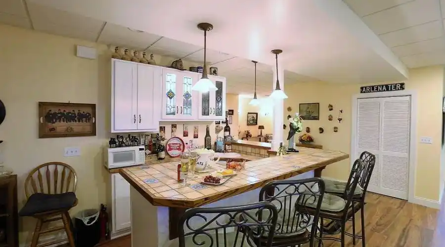 bar in basement