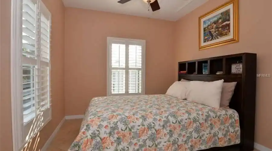 One of Two Bedrooms in Garage Apartment