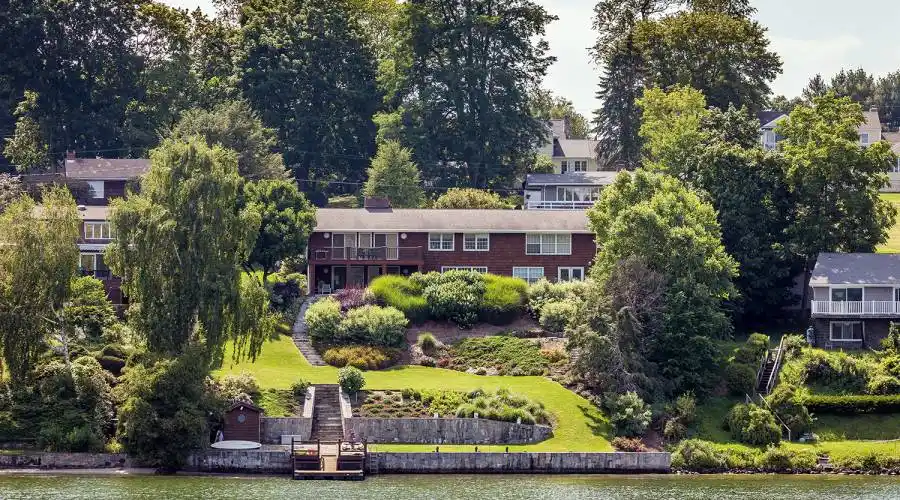 House from the water