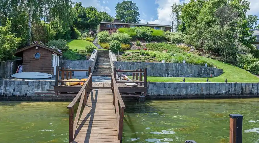 Dock and view from the water