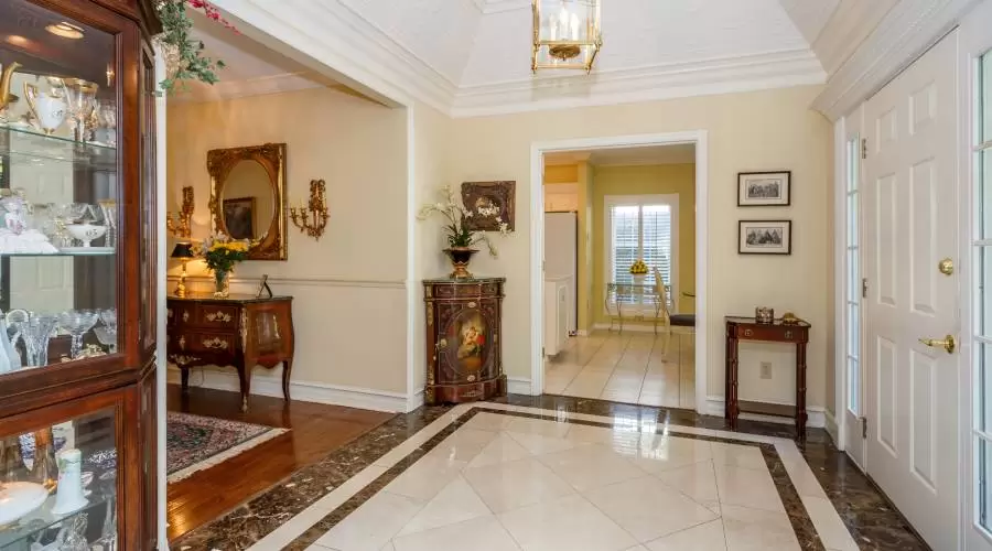 Welcoming and spacious marble Foyer 