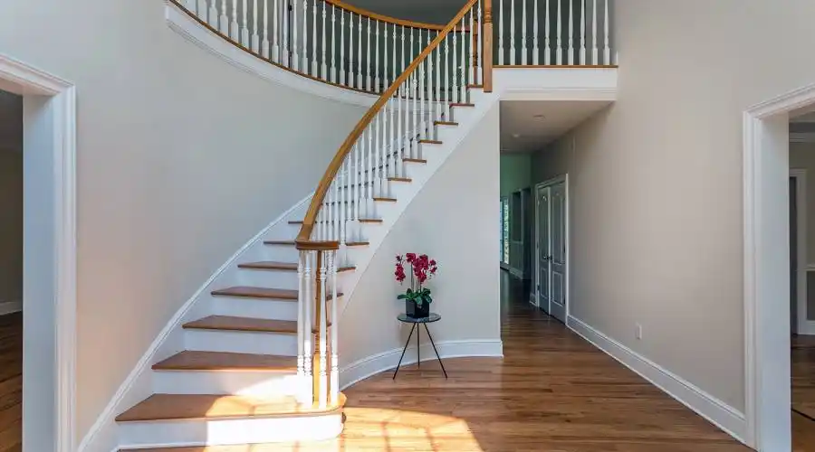 Foyer showing stairs to upper level