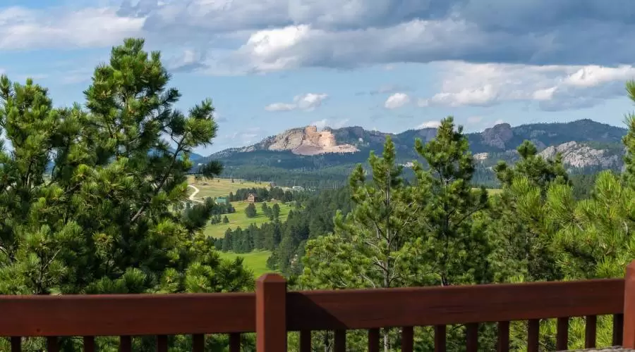 Back deck has 759 Degree View of Crazy Horse