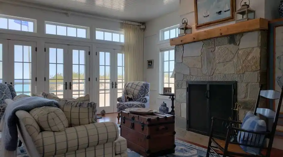 Open views, French Doors, Fireplace