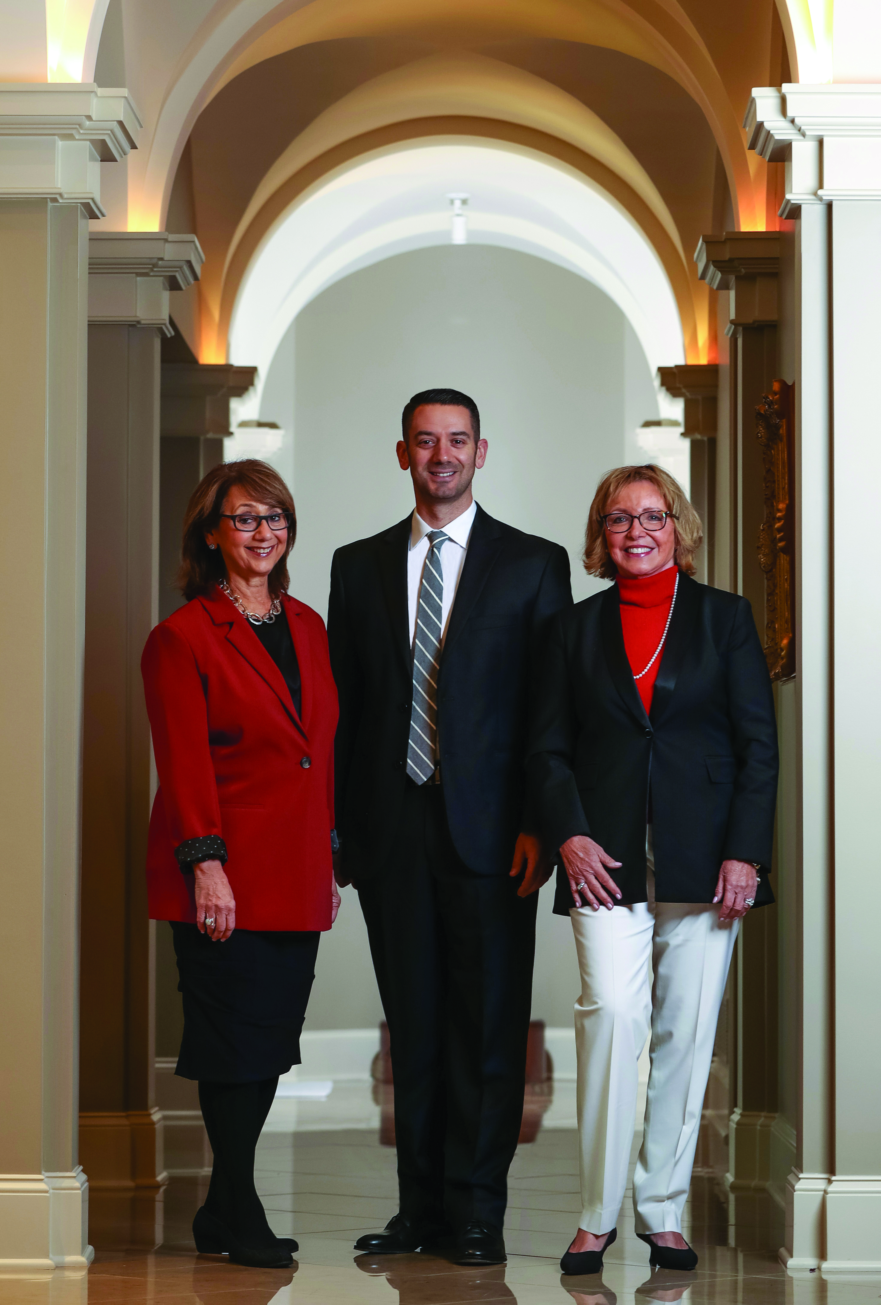 Suzy Goldstein, Erich Goldstein and  Marjorie Kennamore